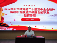 深入学习贯彻党的二十届三中全会精神，构建职普融通产教融合的职业教育体系